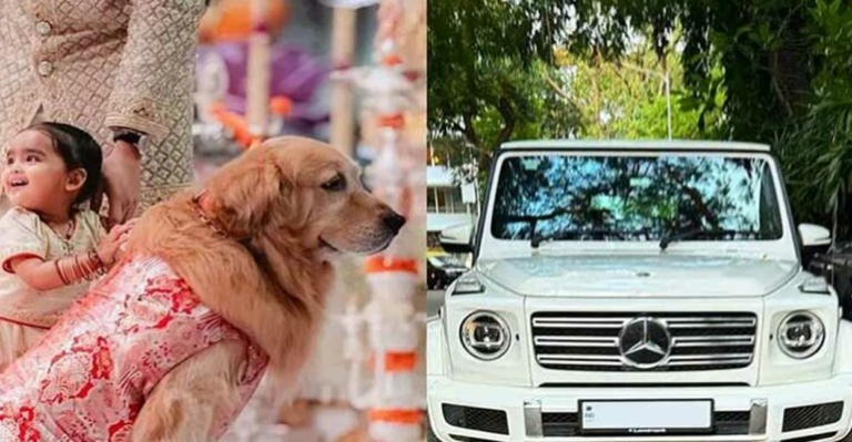 Ambani’s Dog Rides his own Mercedes-Benz