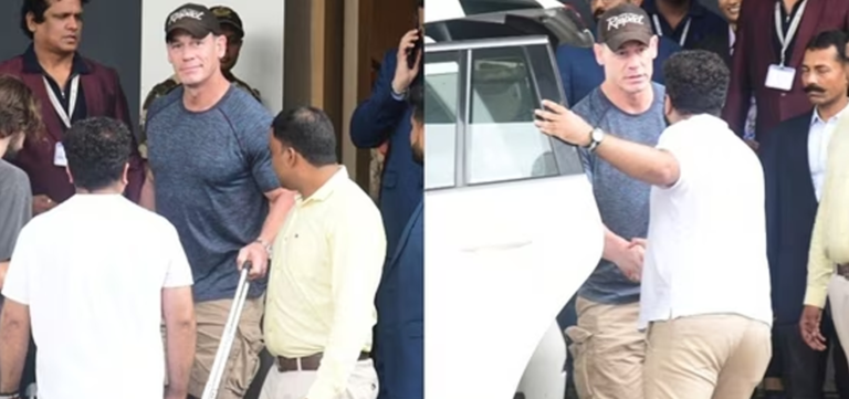 John Cena Arrives in Mumbai to Attend Ambani’s Wedding