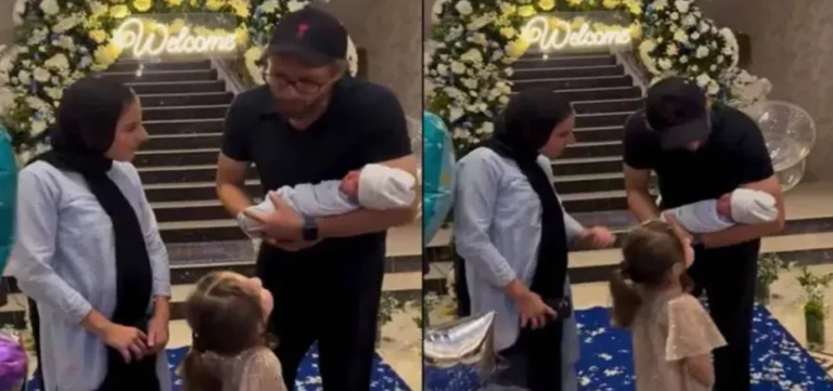 Shahid Afridi’s video with newborn grandson goes viral