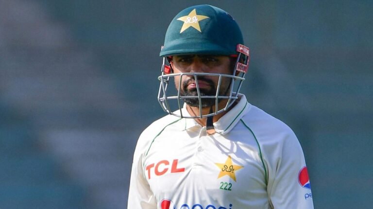 Babar Azam Trolled After Getting Out for a Duck in 1st Test
