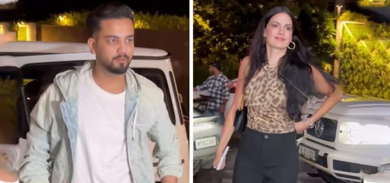 Natasa Stankovic Dines with Elvish Yadav
