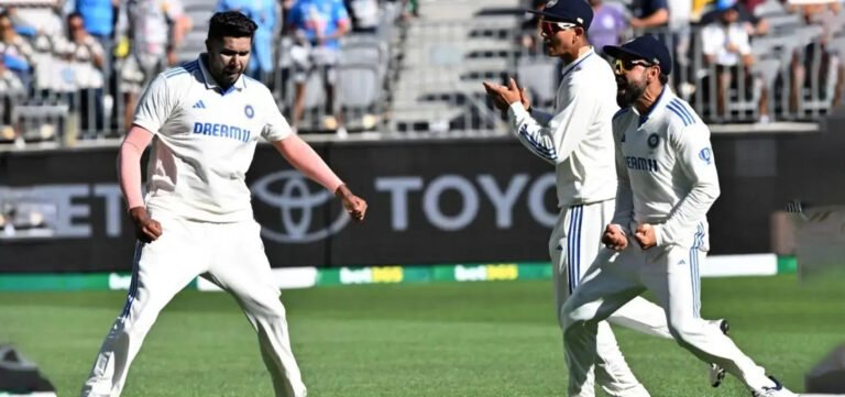 Australia all out for 104 in first test against India