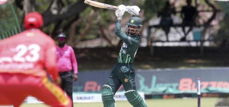 Saim’s century powers Pakistan to victory over Zimbabwe in 2nd ODI
